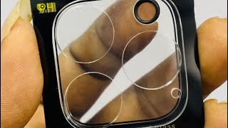 iPhone 14pro/14pro max camera glass protector installation #apple #iphone #shorts