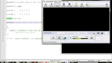 C PROGRAM SUM OF TWO INDIVIDUAL DIGITS  EXAMPLE DEMO