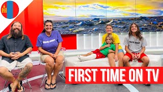 Our Mongolian TV Debut: Exclusive English Interview!