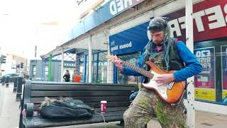 The DreadHeaded Stranger plays Love Letters to God on the Avenue in Paignton England.