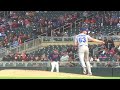 Josh Staumont Slow Motion Pitching Mechanics (3rd Base Side View)