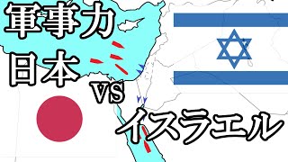 軍事力比較　日本 vs イスラエル　開戦シミュレーション