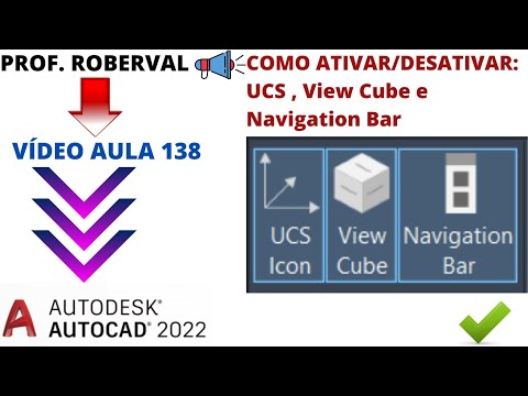 Vídeo: Como faço para mostrar UCS no AutoCAD?