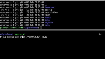 지옥에서 온 Git - 자기 서버에 원격 저장소 만들기 (My Server)