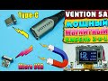 МОЩНЫЙ МАГНИТНЫЙ КАБЕЛЬ VENTION 2-в-1 , USB Type-C и Micro USB | ОБЗОР И ТЕСТЫ !