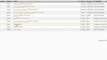 Projects in qdPM Extended 3.0 Project Management