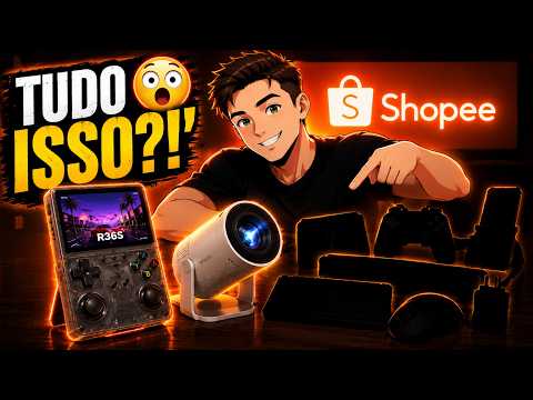 Recebi um R36S da Shopee... E Não Foi Só Isso! 🔥