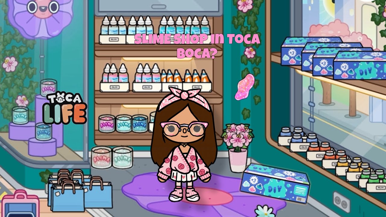 I made a slime shop in toca boca! || Toca Life World 🌎