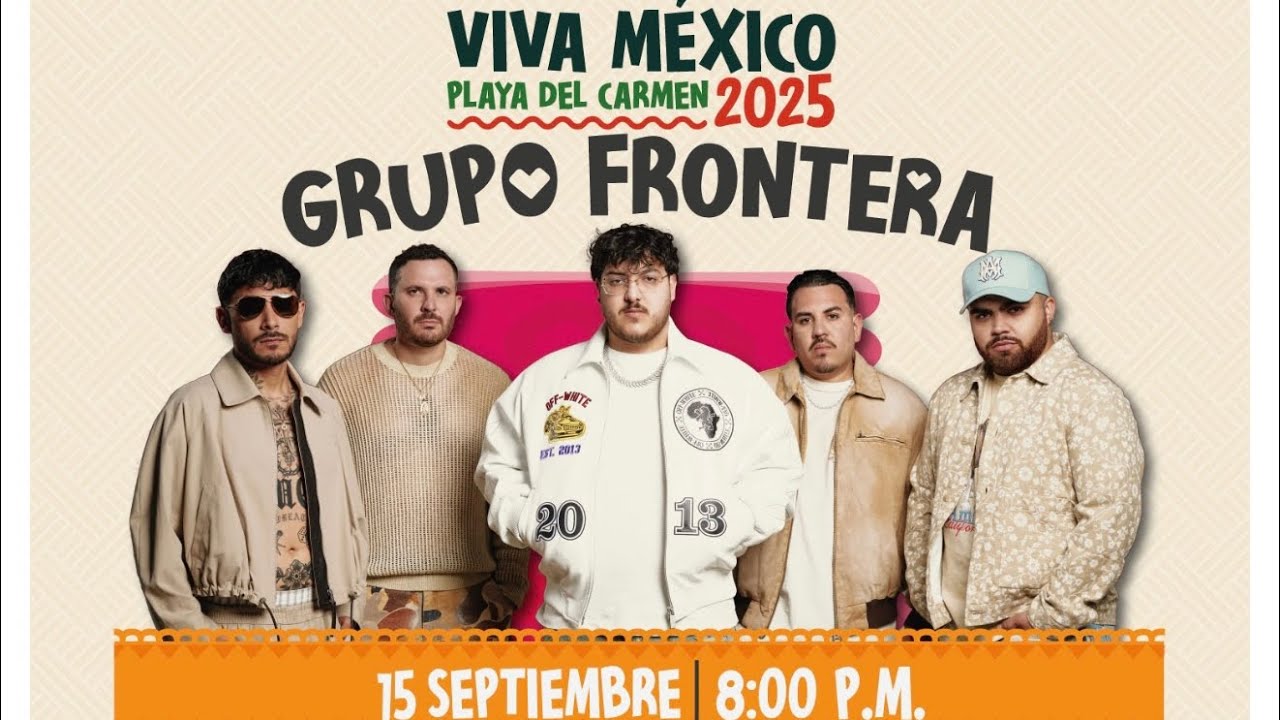Grupo Frontera - Los Dos - Live in Playa del Carmen #grupofrontera #moratbanda 