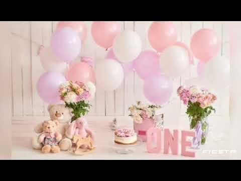 💜 Como Decorar el Cumpleaños de una Niña de un 1 Año / Ideas Para