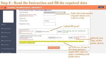 Tutorial on how to apply for Grade Sheet Verification