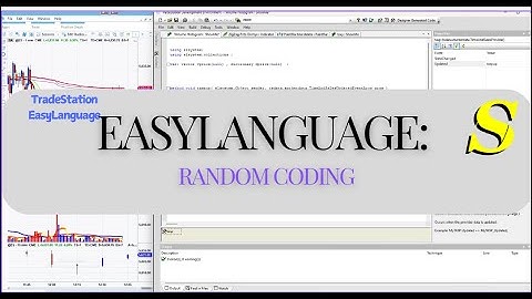 TradeStation: EasyLanguage: Random coding