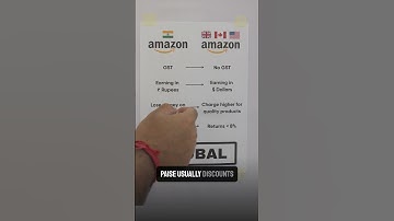 Amazon India vs Amazon Global Selling #shorts #ecommerce