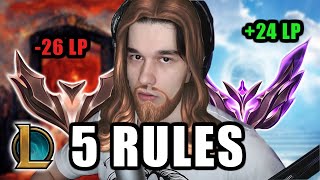 Underrated rules that made me climb from Bronze to Master fast