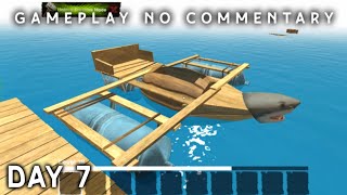 Day 7: I built a kayak in Survive & Craft Multiplayer Android & iOS Gameplay no Commentary screenshot 2