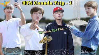 BTS Canada Trip // Part - 1 // Real Hindi Dub // Run EP. 69