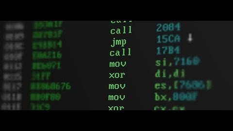 Первая программа на ассемблере.