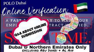 Tanong mo, sagot Ko-Online Submission | Contract Verification |POLO Dubai & Northern Emirates