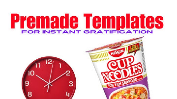 using premade templates in Packagesss