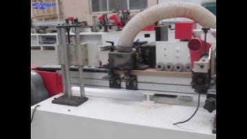 Schnell PUR Gluing architrave door line Edge Banding Machine Working show & Edge effect