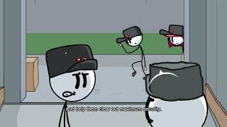 Henry Stickmin collection fleeing the complex all fails and endings (PART 2)