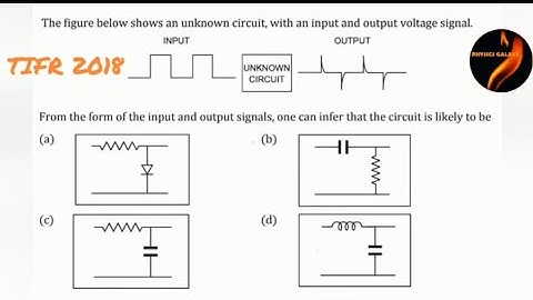 TIFR 2018 Electronics Solution||CSIR-NET IITJAM JEST TIFR GATE M.Sc B.Sc BARC SET JNU BHU DU CUCET