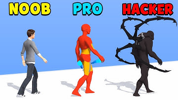 NOOB vs PRO vs HACKER - Hero Verse Run