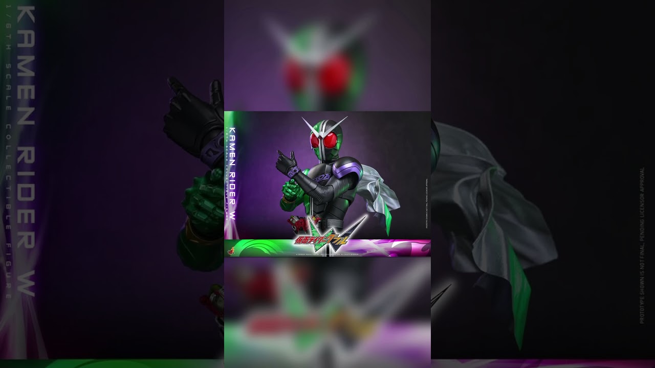 ホットトイズから発売決定!最高にクールな仮面ライダーWを見よ! #仮面ライダーw #hottoys # #shfiguarts