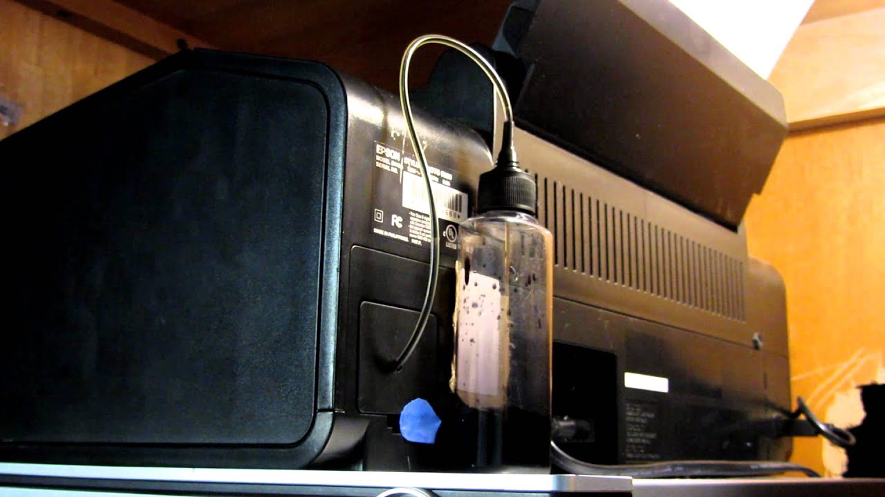 Epson R280 With Custom Waste Ink Setup YouTube
