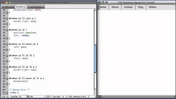 CSS Dropdown Navigation Menu (part 2)