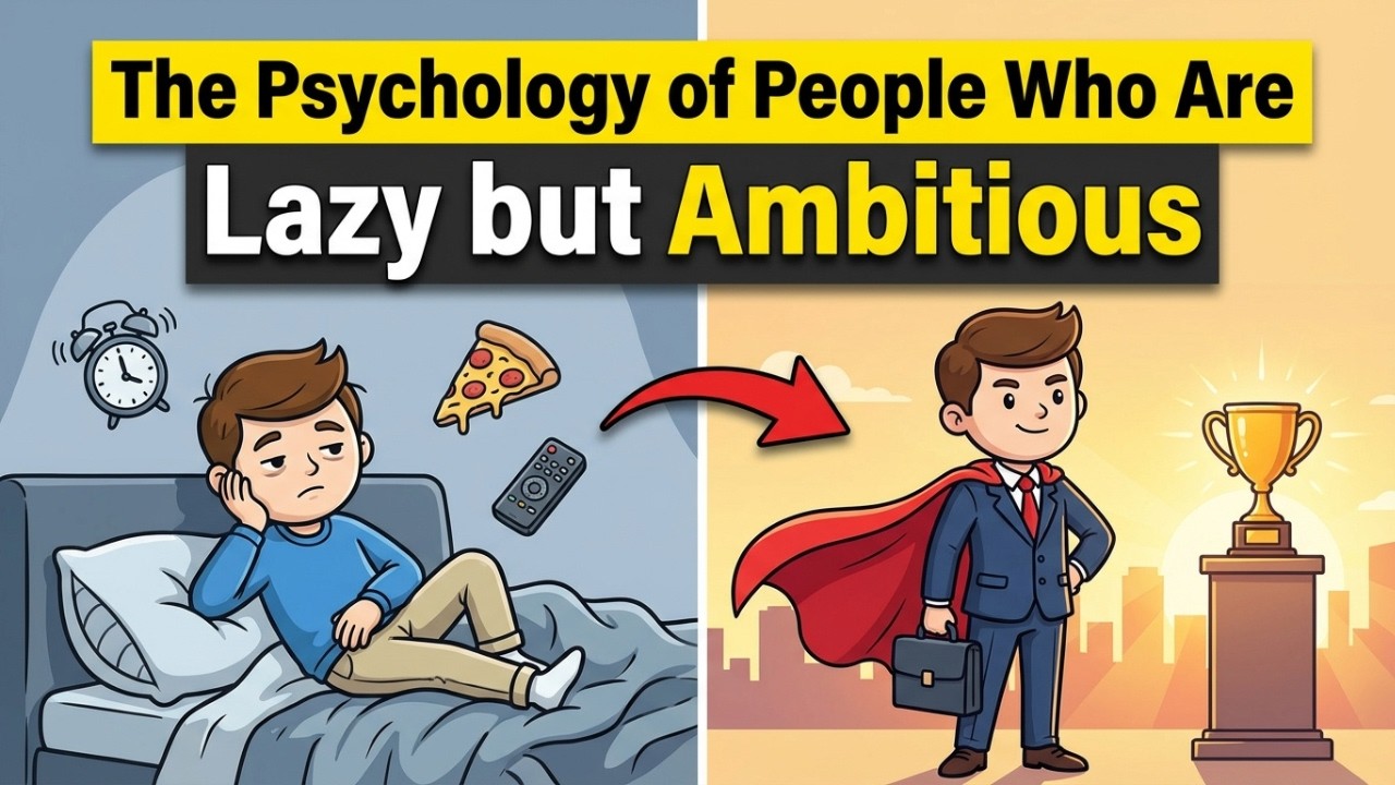 The Psychology of People Who Are Lazy but Ambitious