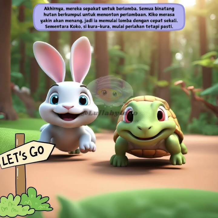 Kelinci dan Kura-Kura | Dongeng Anak Indonesia  #alfabet #cartoon #abc #dongeng #laguanak