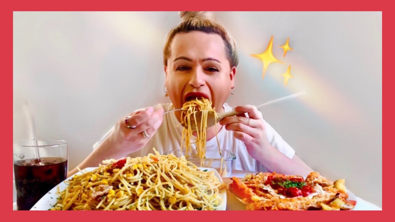 ‘TACO BELL’ FIESTA POTATOES AND SPAGHETTI BACON CIPOLA E OLIO ASMR MUKBANG 먹방 & RECIPE