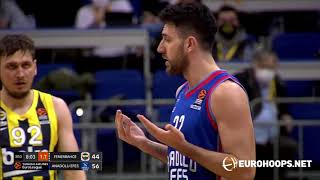 Fenerbahce Beko Istanbul-Anadolu Efes Istanbul 74-106 Vasilije Micic 37 Points Career-High