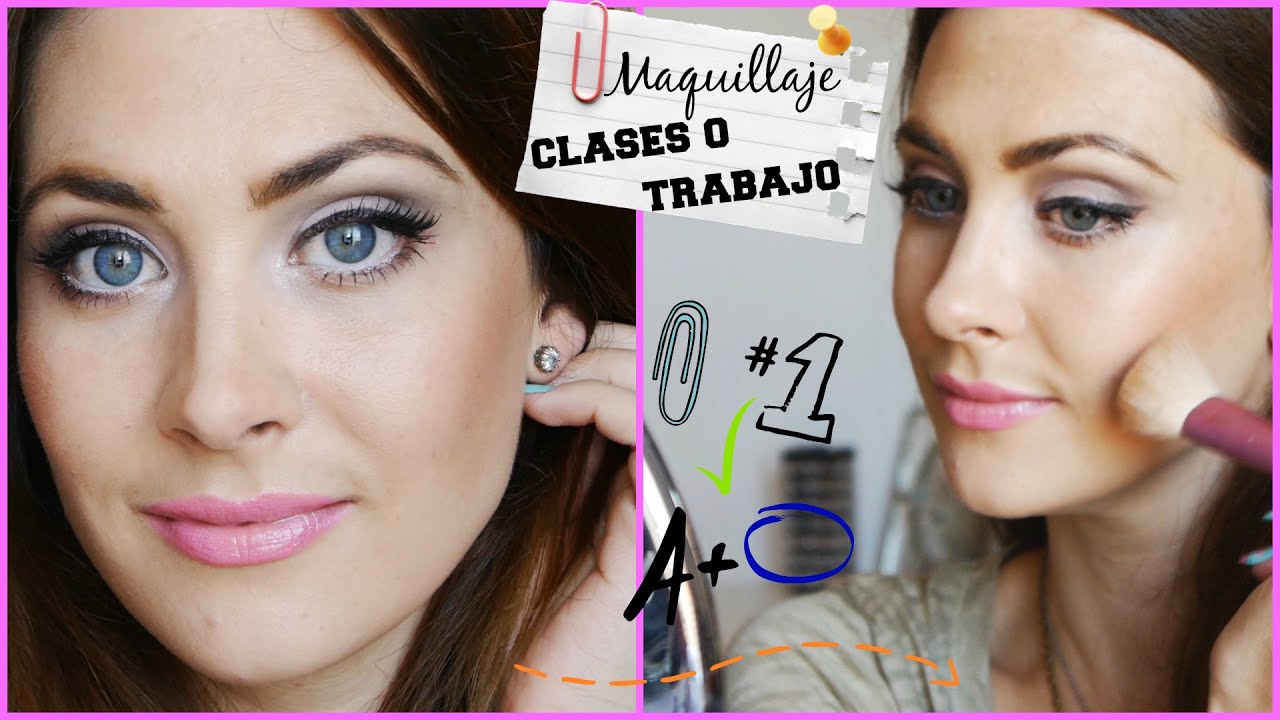 Maquillaje regreso a clases/trabajo (instituto o universidad). Back to School Makeup Tutorial life hacks for the beach
