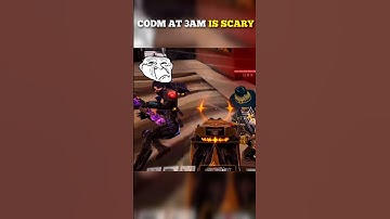 CODM AT 3 AM Is Scary ☠️ #codm #callofdutymobile #codmshorts #shorts