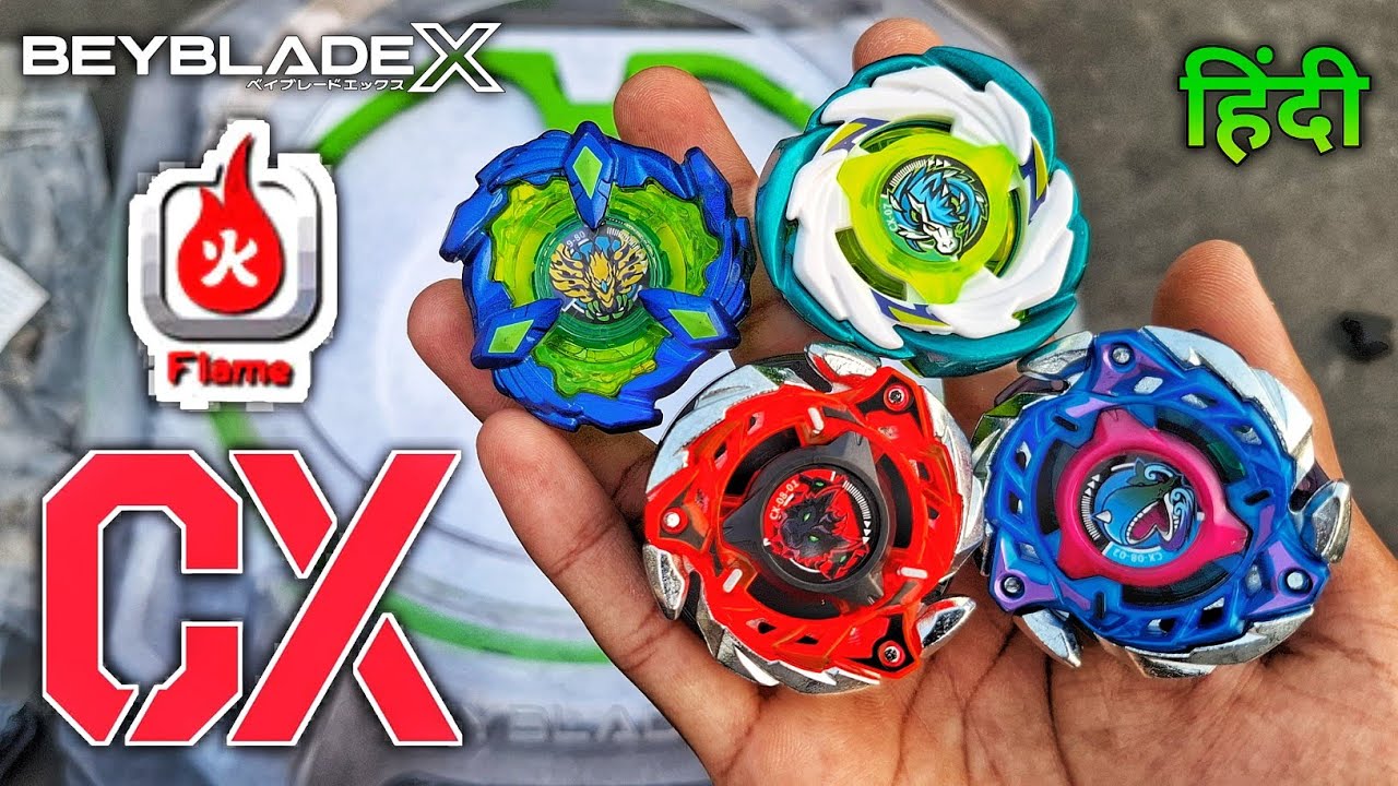 New MFB Inspired Flame Brand CX Beyblades Unboxing & Review