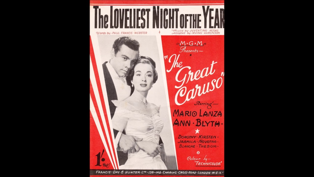 mario lanza loveliest night of the year