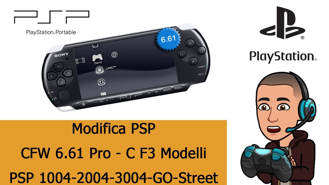 Modifica Psp Cfw 6 61 Pro C F3 Faidate Retro Games Informatica