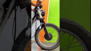 Cafe Racer Motorcycle Project 🏍️🔥 Custom DIY Build | Creative Science #Shorts