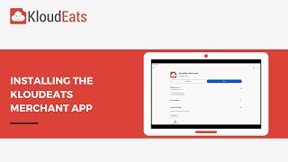 Getting Started With KloudEats: Installing The Merchant App screenshot 5