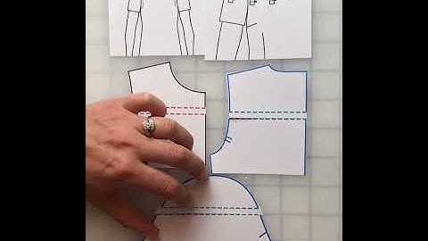 High Armholes – Option 2 - Lowering the Armhole on your sewing pattern