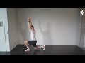 3 4 Walking lunge hands overhead