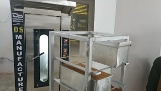 bread baking rotary oven 18 tray|| bakery machine full setup