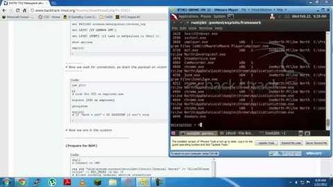 Backtrack 5- Metasploit attack on Windows 7 32 and 64 bit