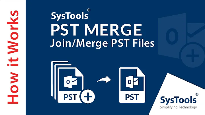 Join & Merge Multiple PST Files into a single PST file