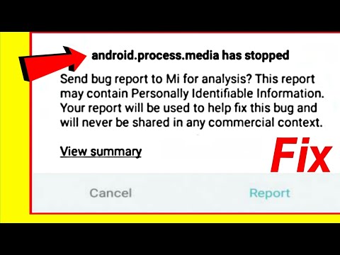 android.process.media has stopped | Android.Process.Media keeps Stoping ! Mi Xiaomi | problem solved