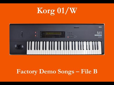 Korg 01/W - 01/W FD - 01/W Pro - 01/W Pro X / 01R/W - Démos internes - Factory Demo Songs - Part  B