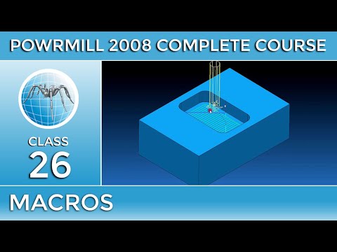 PowerMill Tutorial # 26 - Macros an Amazing Technique - Urdu/Hindi
