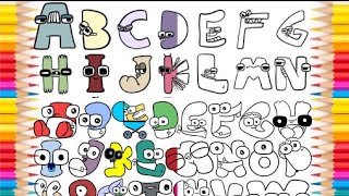 Alphabet lore but they Compilation Coloring page / Raven & Kreyn - So Happy [NCS]